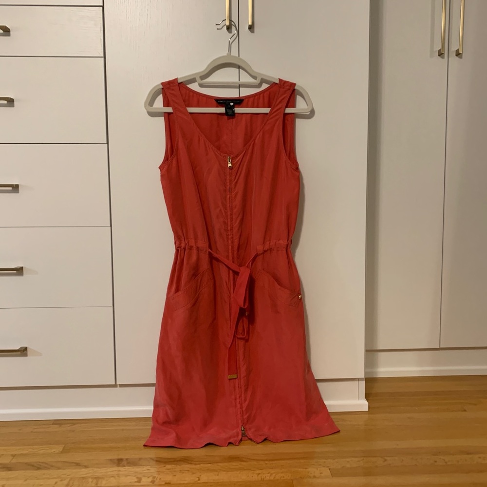 Marc by Marc Jacob’s silk zip front dress
